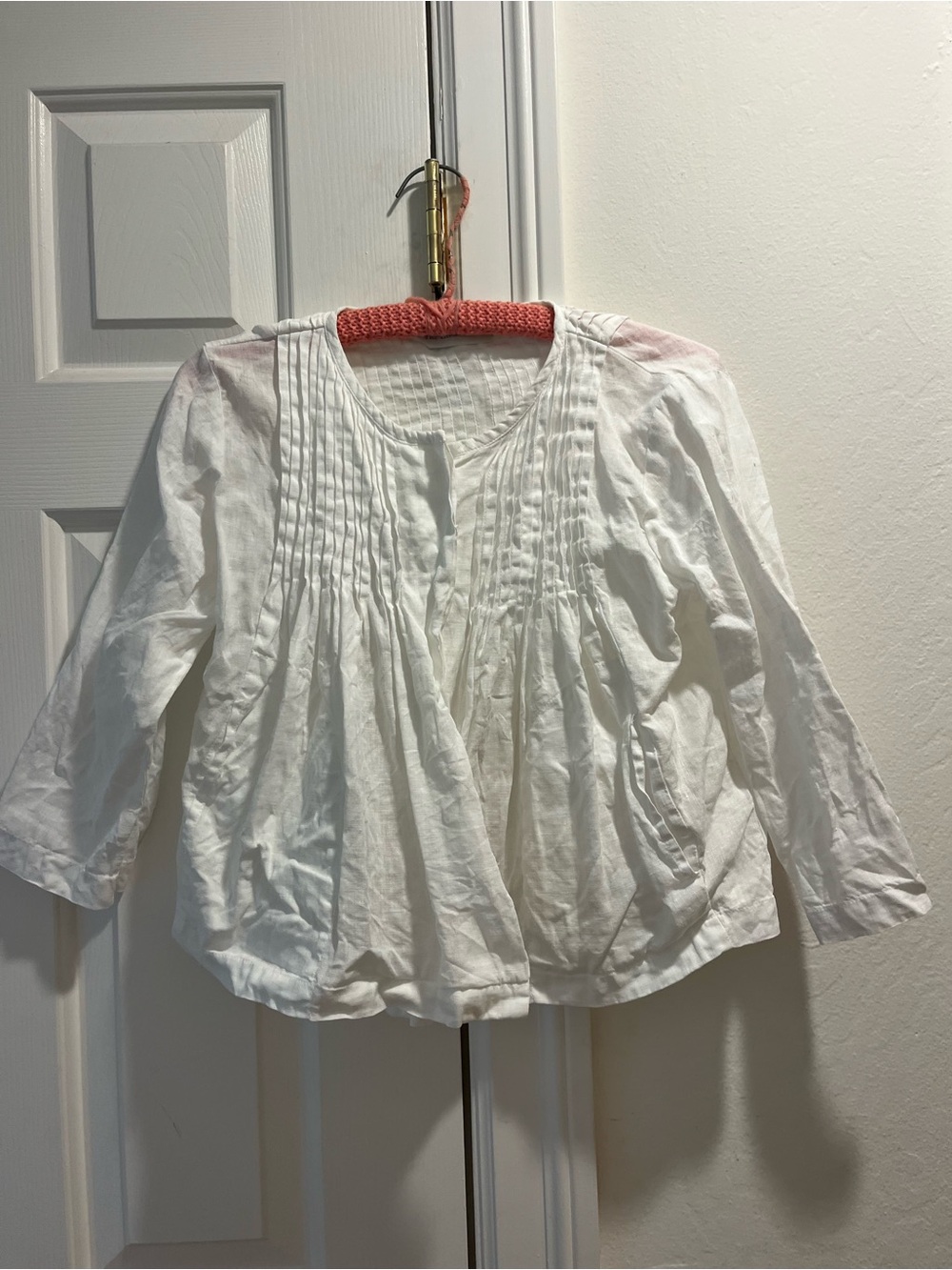 Diva Collection 100% Linen Peasant Top
